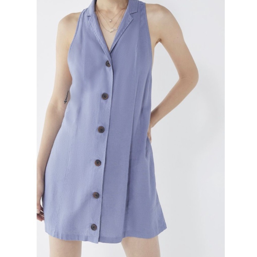 NWOT Urban Outfitters linen button down dress